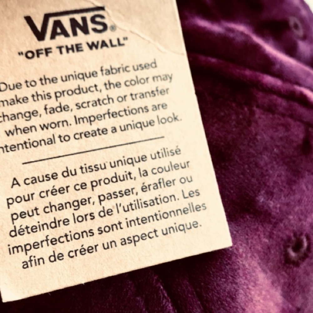 1 Left NWT Vans Velvet Crush Glazier Baseball Cap - Picture 8 of 8